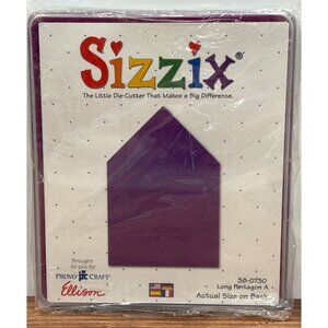 HTF Sizzix Long Pentagon A Die-Cutter 38-0730